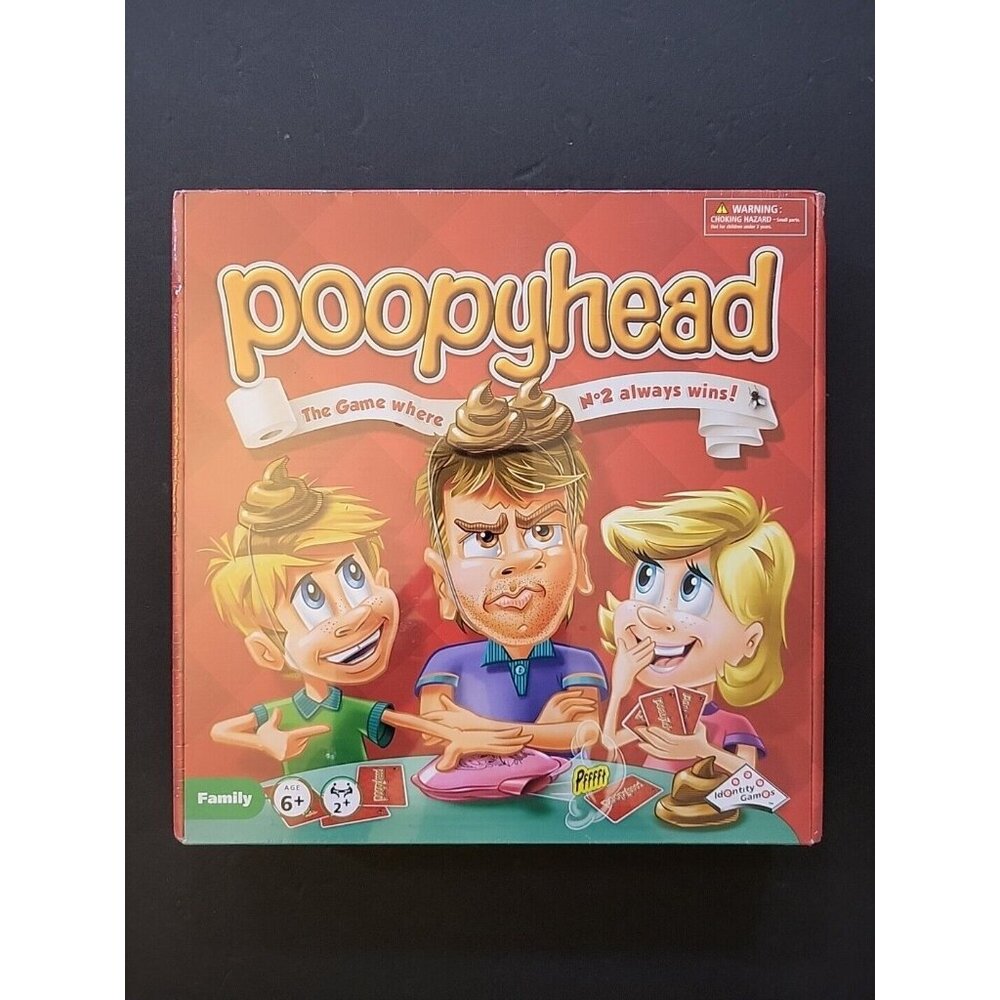 Poopyhead Family Card Game Identity Games 2016 New Factory Sealed